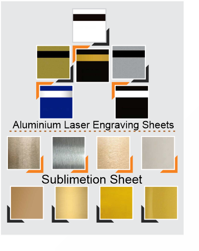 Aluminium Black Laser Marking Sheet